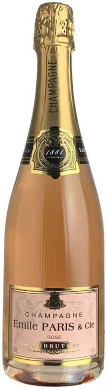 Bottle of Champagne Emile Paris Rosé