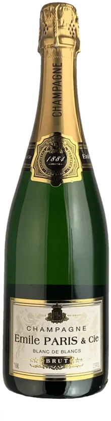 Bottle of Champagne Emile Paris Blanc de Blancs