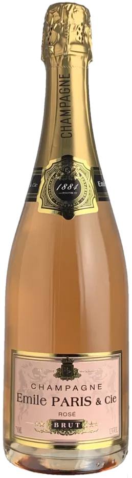 Bottle of Champagne Emile Paris Rosé